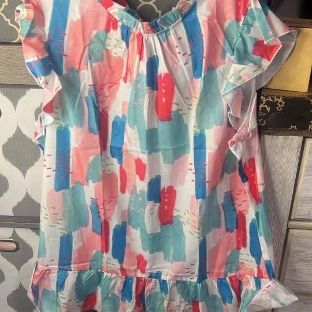 Colorful women’s top